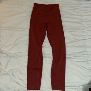 EUC Women’s Lululemon Wunder Train Leggings Size 4